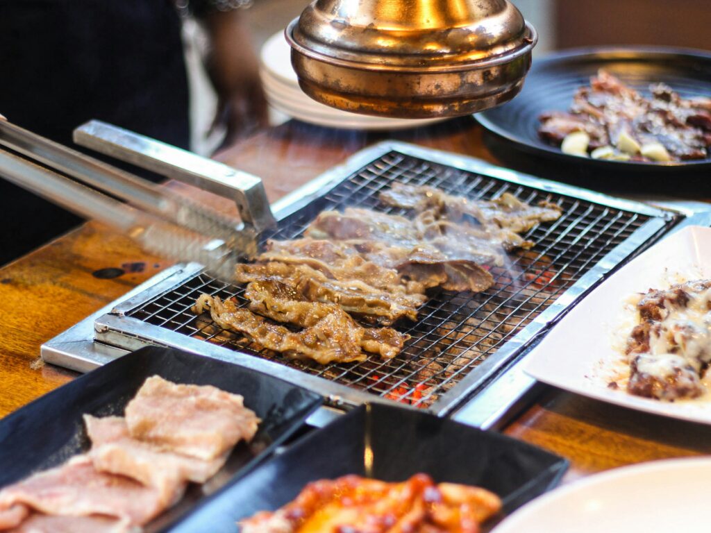 卓上の焼肉機