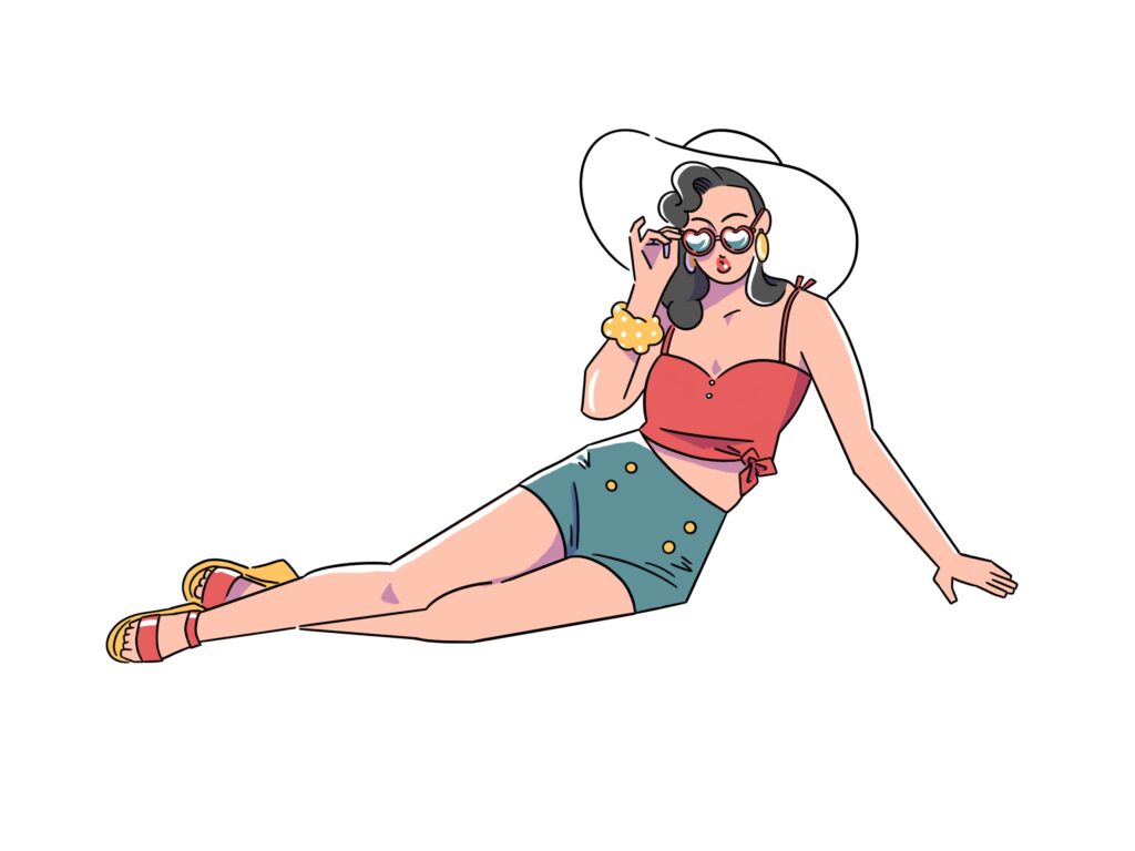 女性 夏