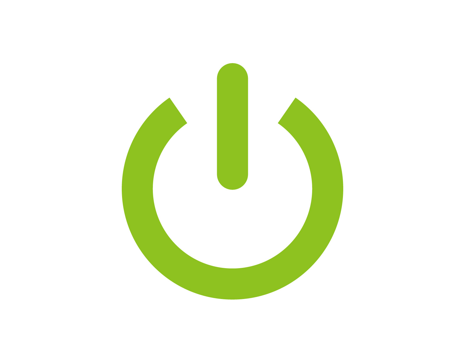 電源 緑