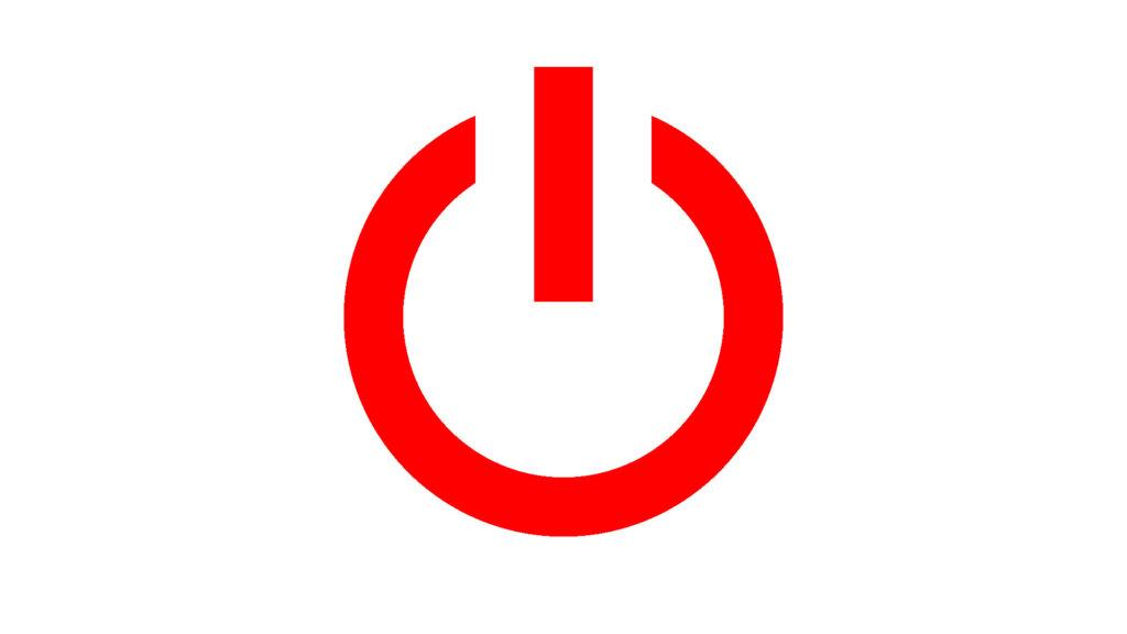 電源 赤