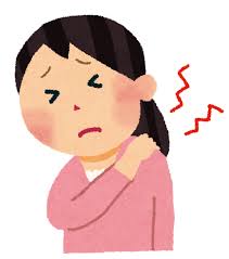 肩こりに悩む女性