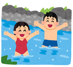川遊びする子ども