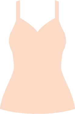 ピンクのブラトップイラスト