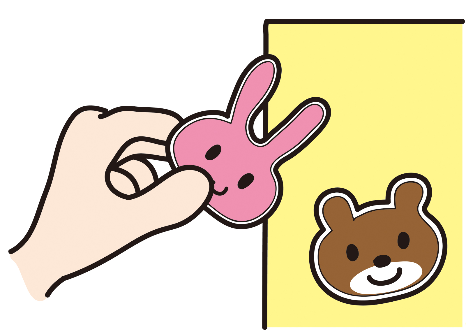 動物のシール