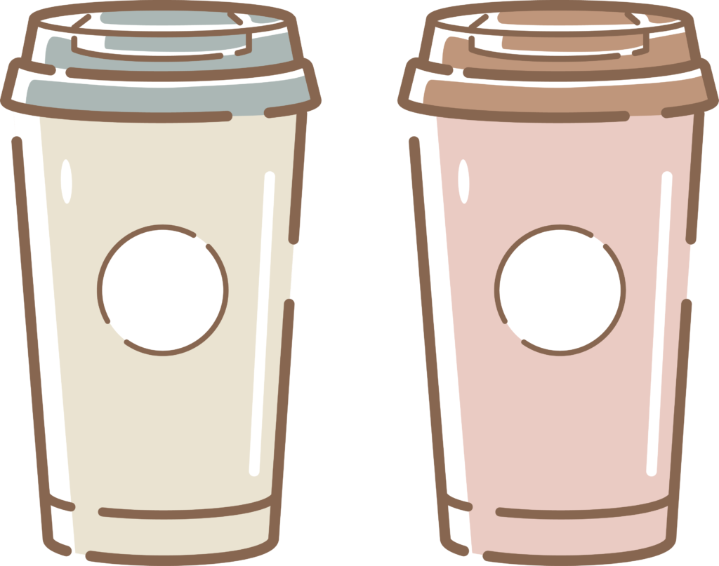 カフェのタンブラー