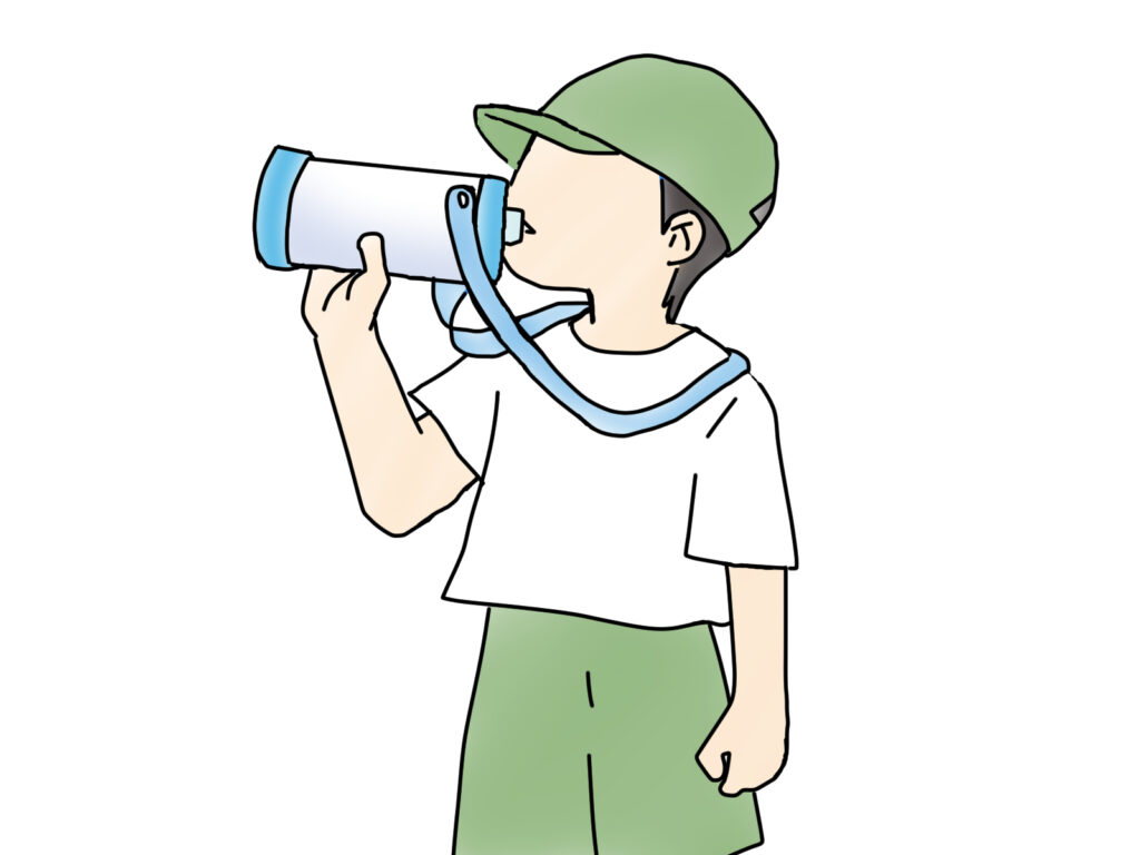 男の子 水分補給