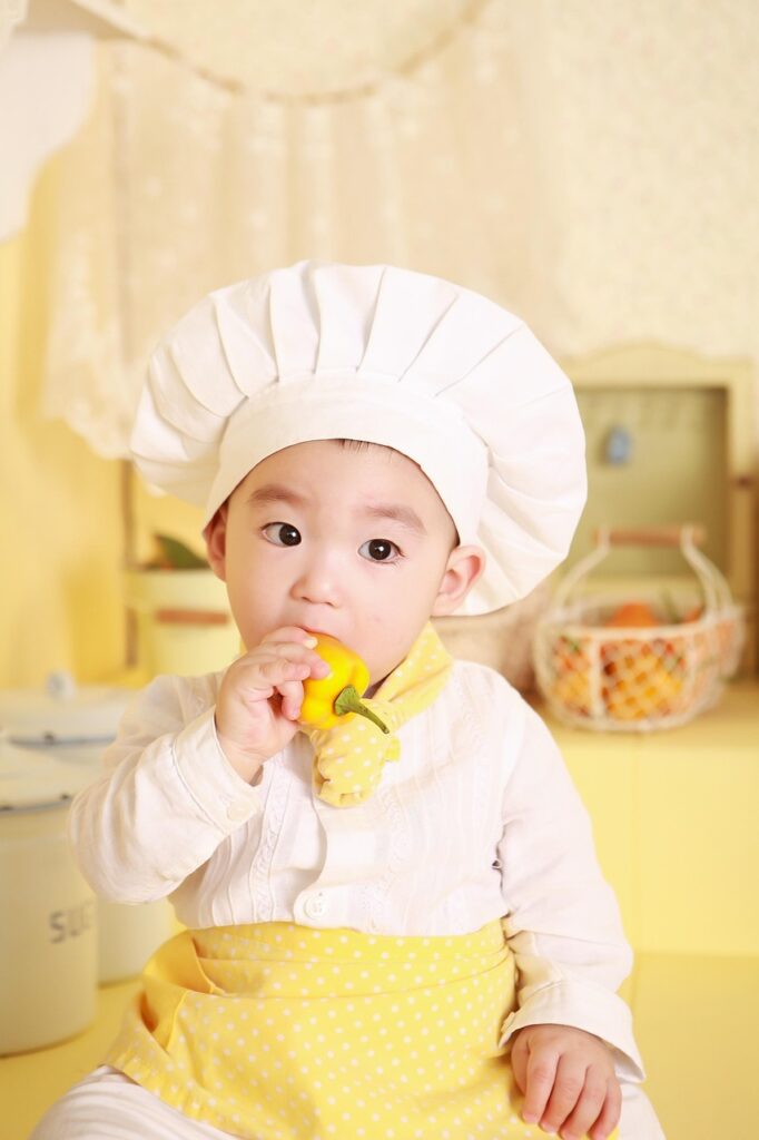 赤ちゃん コックさん 食事