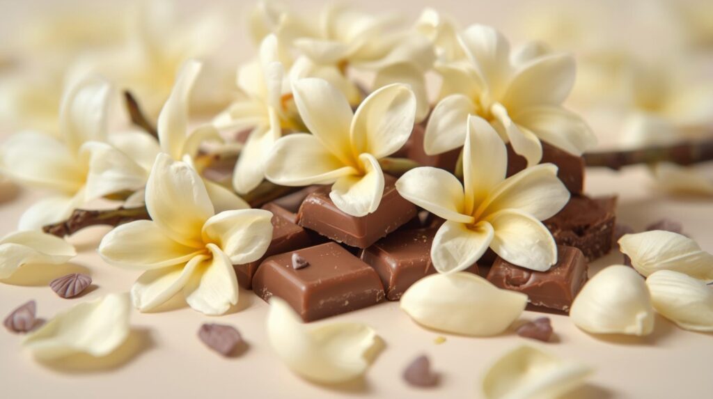 バニラの花とチョコレート