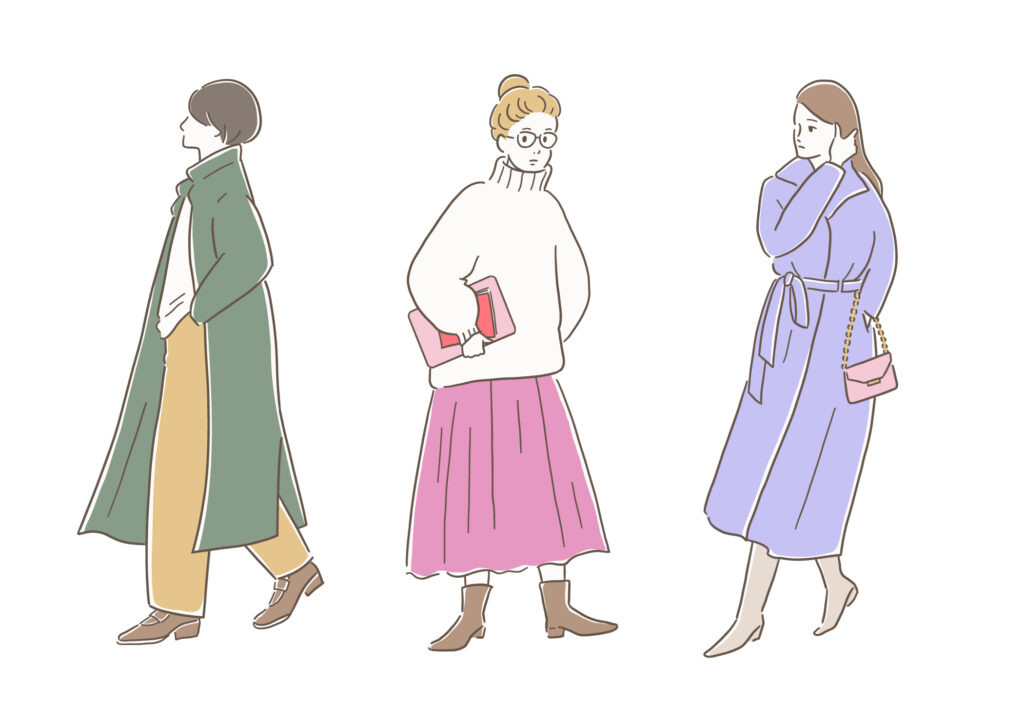 ブーツのコーディネート