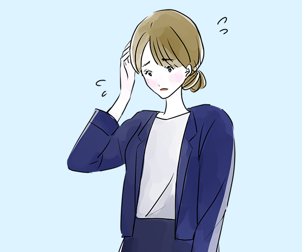 悩んでいる女性