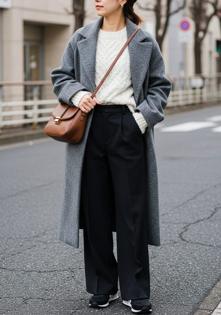 黒スニーカーコーデ