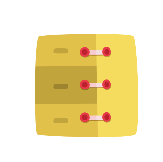 ロック付きタンス