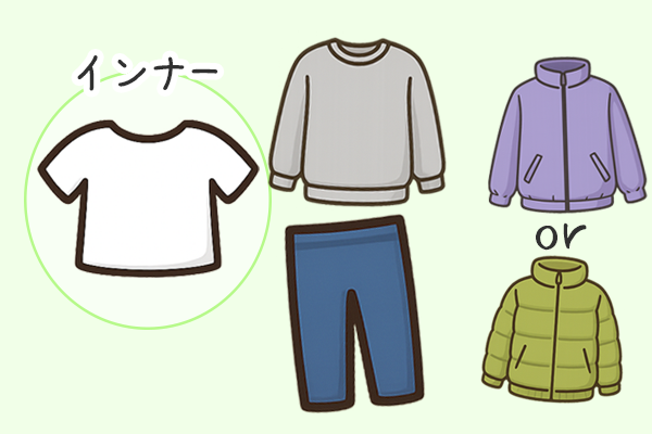 最高気温9~15℃の日の子供の服装