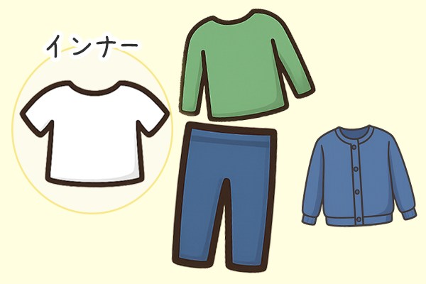 最高気温16~22℃の日の子供の服装