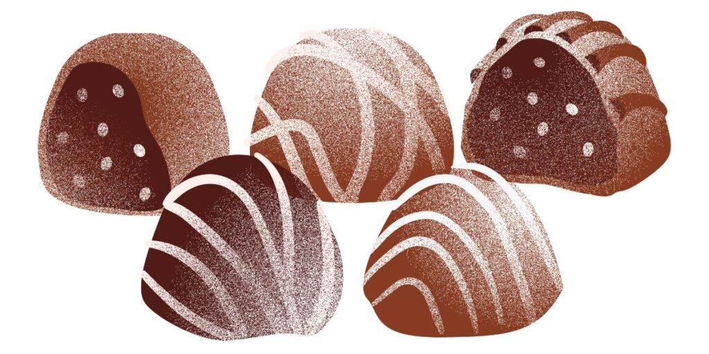 トリュフ チョコレート 5個