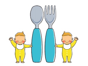 スプーンとフォークと赤ちゃん