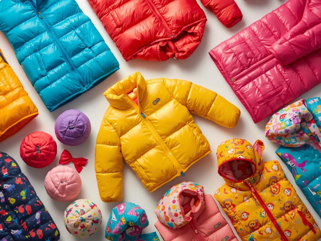 キッズのダウンジャケット