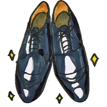 きれいになった革靴