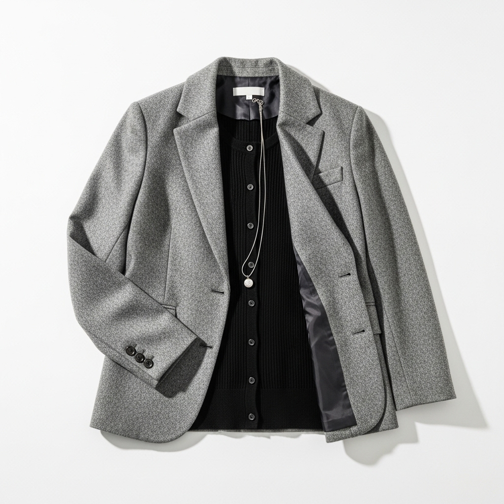 グレーのジャケット