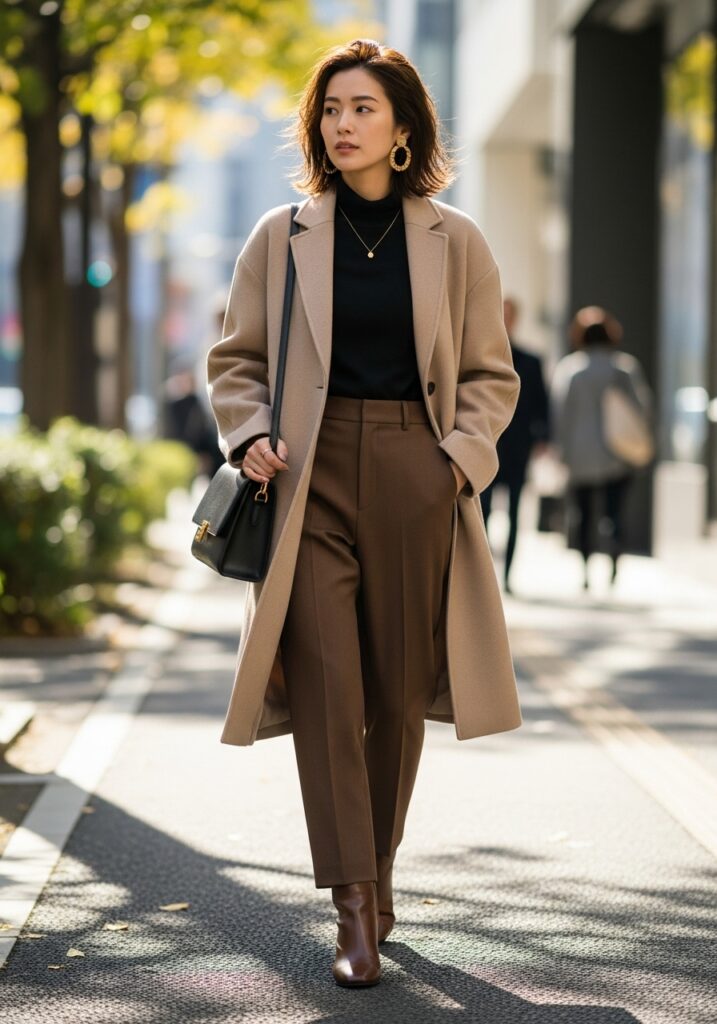 チェスターコートコーデ