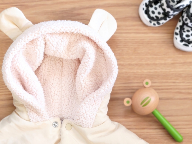 裏起毛のベビー服