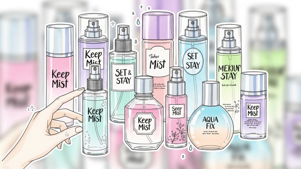 複数のスプレーボトル