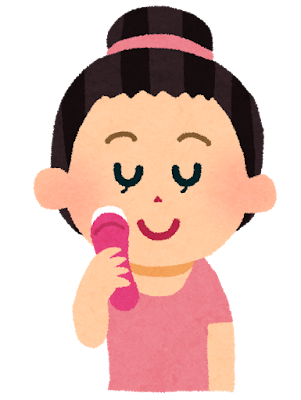 美顔器を使う女性