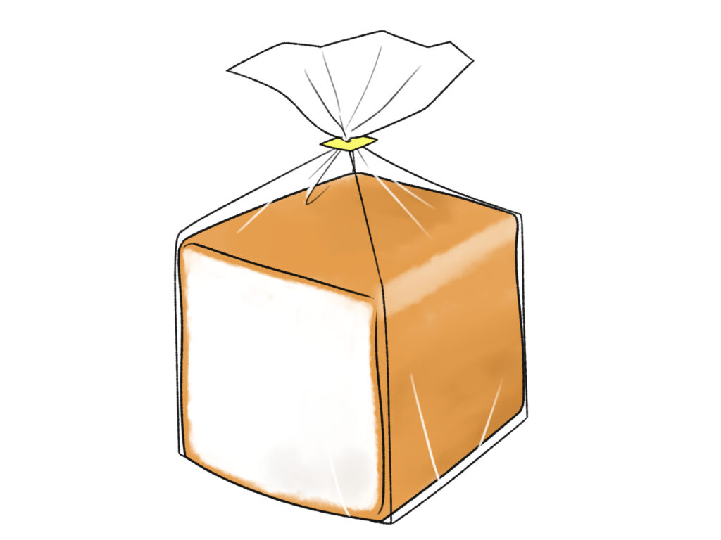 袋に入った食パン