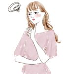 悩んでいるママ