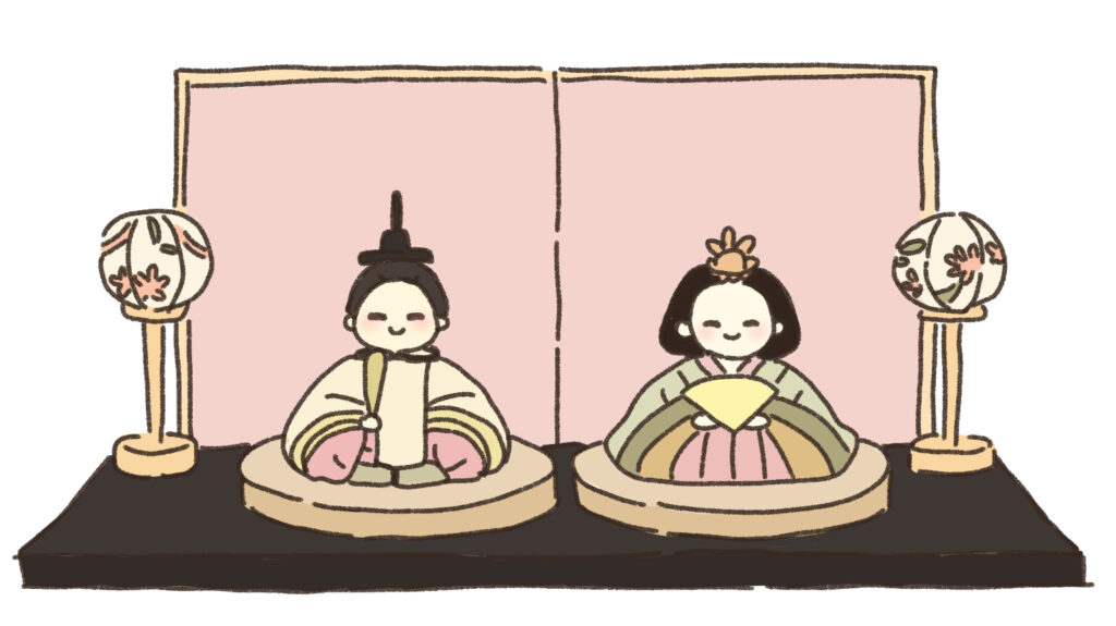 親王飾りの雛人形