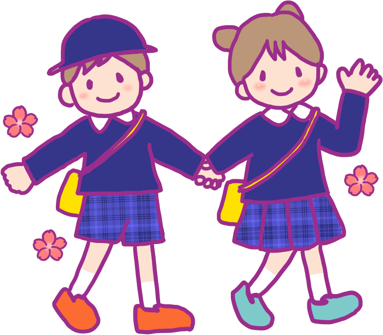 幼稚園児の2人