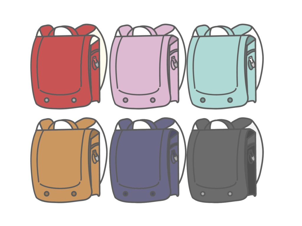 人気カラーのランドセル