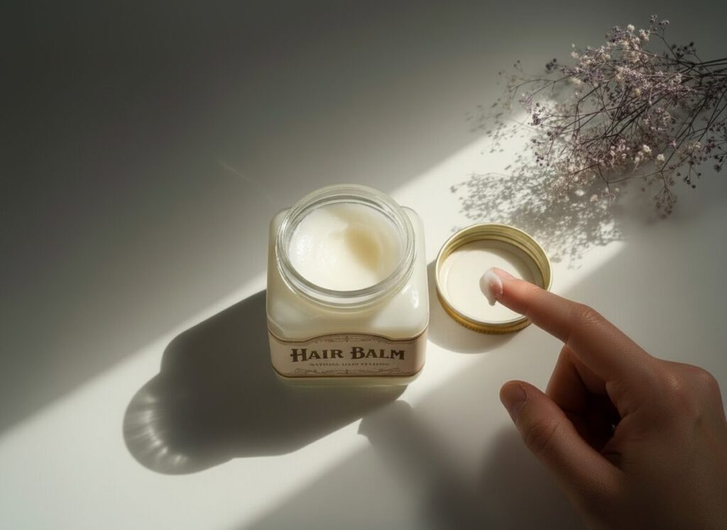 ヘアバームを使う人