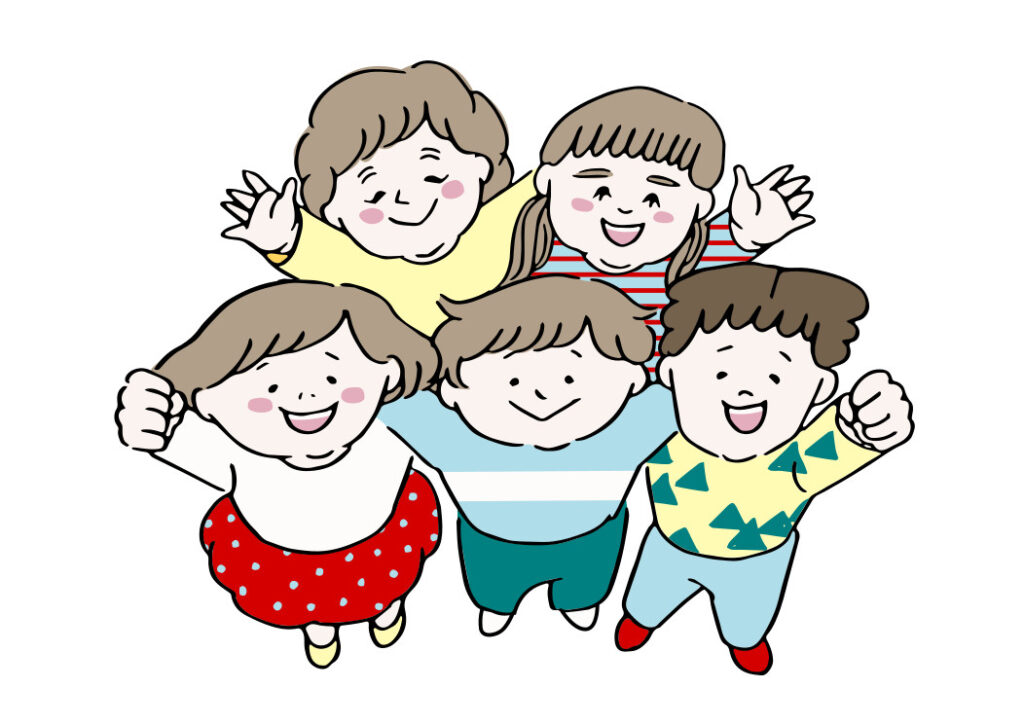 楽しそうな子ども達