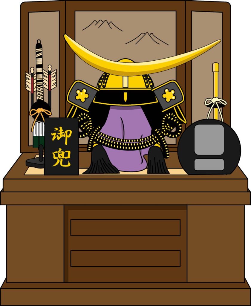 豪華な五月人形