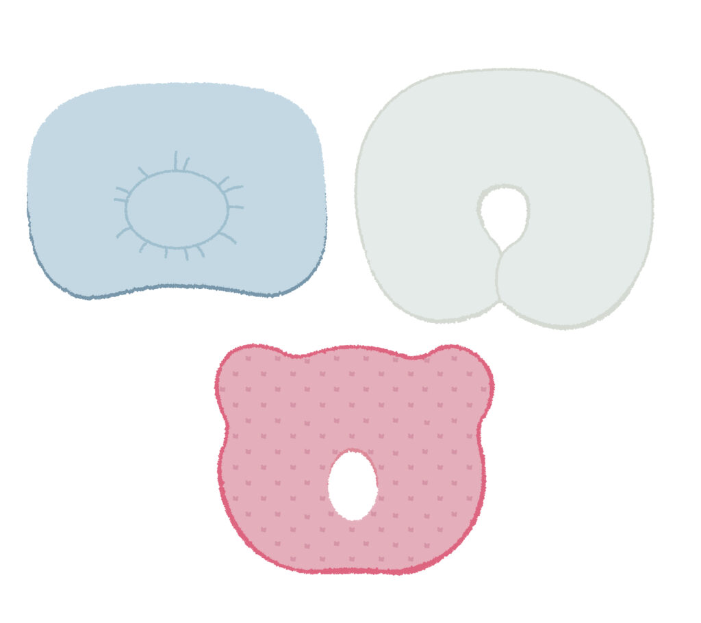 複数のベビー枕