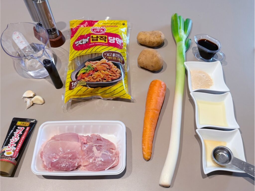 安東チムタク　材料