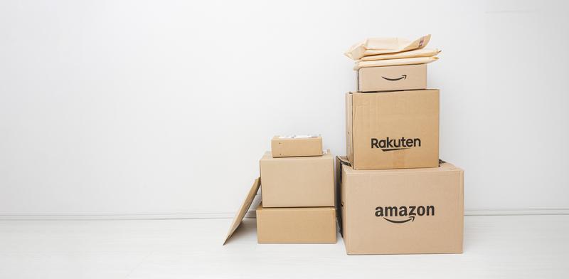 Amazonや楽天のネット通販の箱